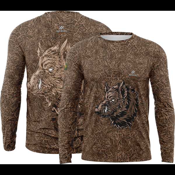 CAMISETA GOLA CARECA HUNTER JAVA FOLHAGEM P