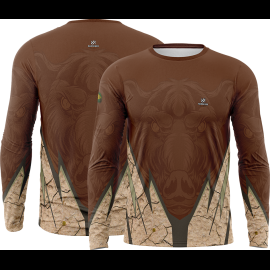 CAMISETA GOLA CARECA HUNTER JAVA SOMBRA