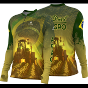 CAMISETA PREMIUM SUBLIMADA  AGRO MADE IN BRAZIL 