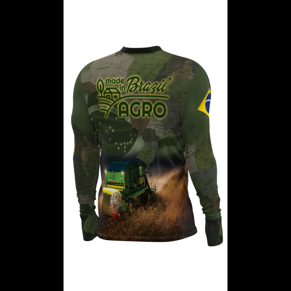 CAMISETA PREMIUM SUBLIMADA  AGRO MAPA BR P